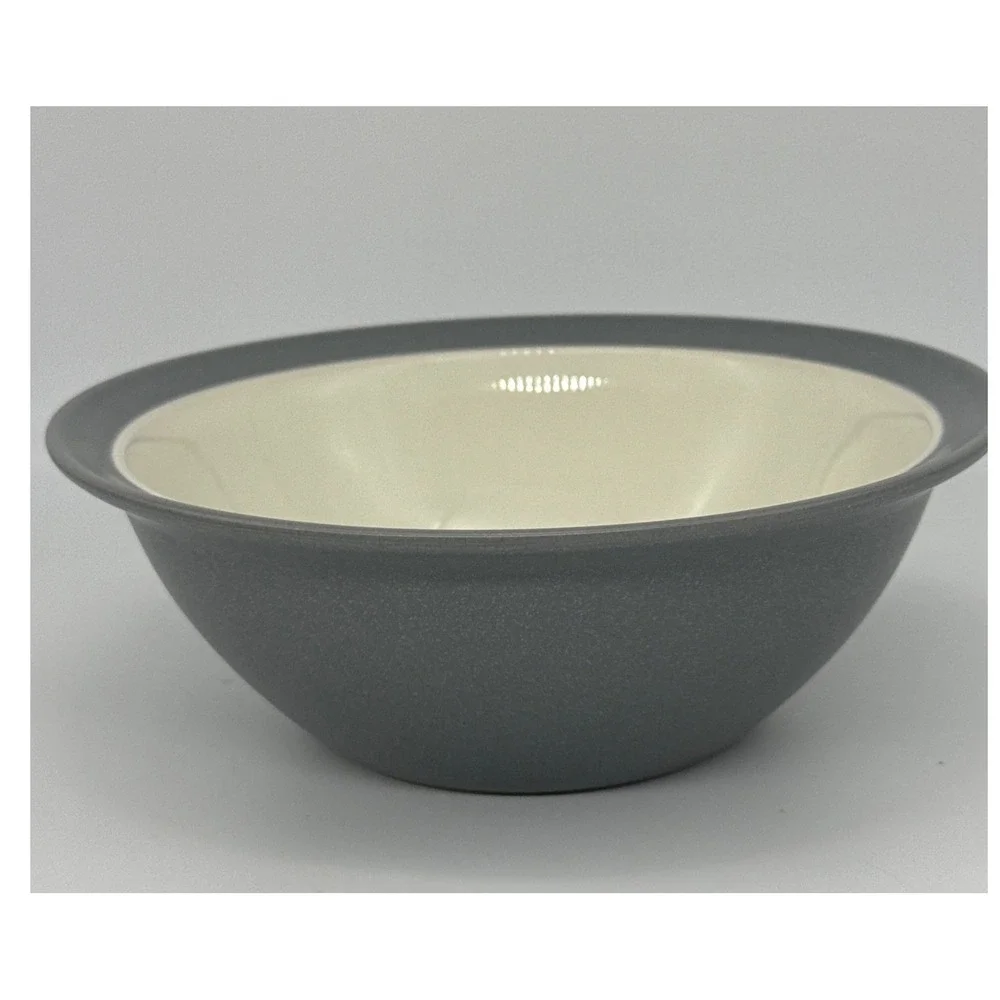 Noritake Colorwave Slate Grey Stoneware 7 Inch Cereal Soup Bowl 5107